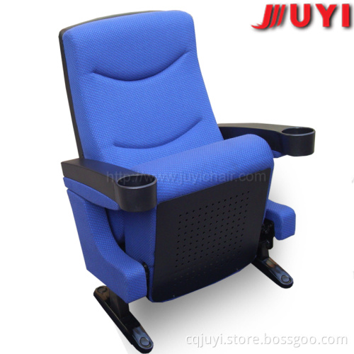 2 seats auditorium theater tip up chair with cup holder for sale JY-616